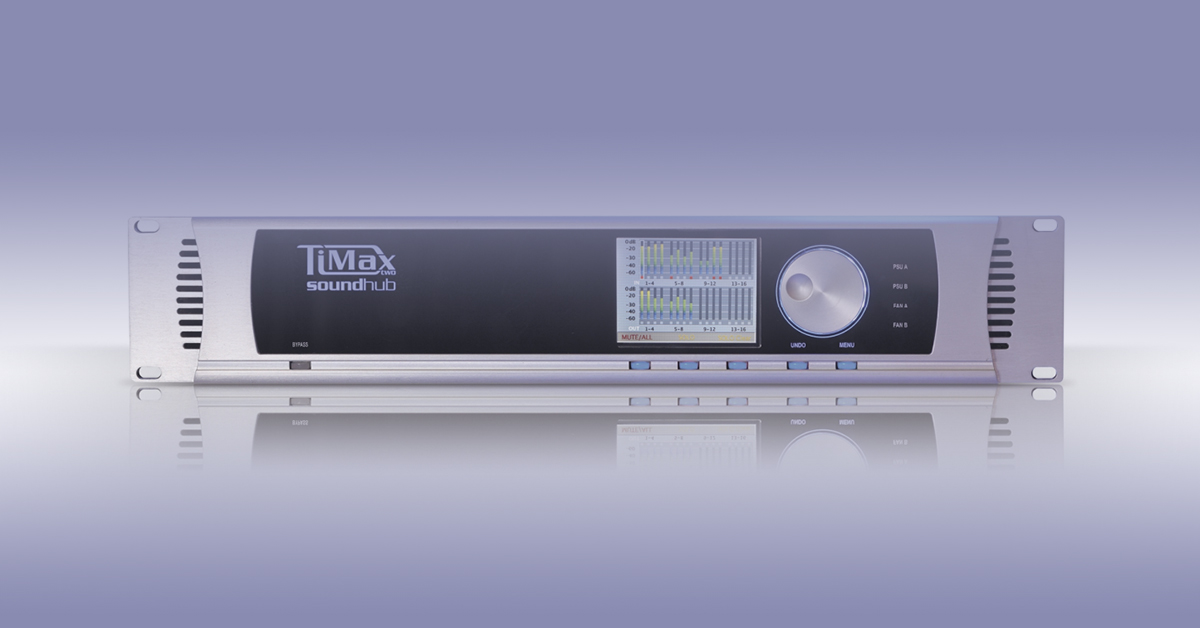 TiMax2 Soundhub for sound designers and system integrators